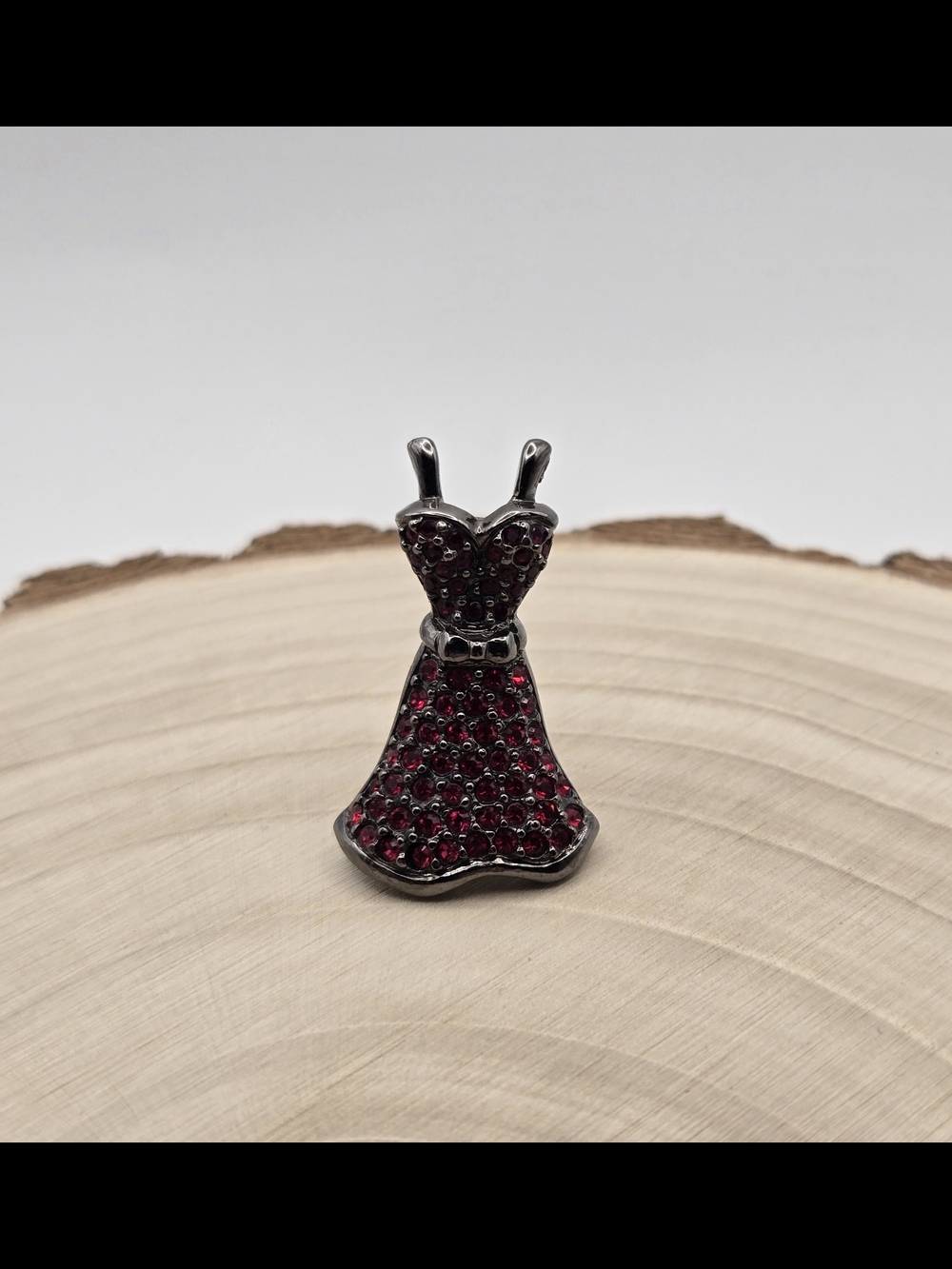 Swarovski Red Crystal Dress Pin / Brooch